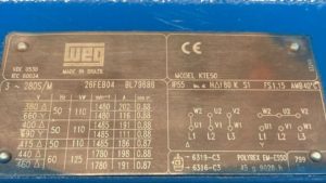 الکتروموتور AC مدل WEG KTE50
