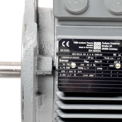 الکتروموتور VEM IE 3‑W41R 80 G 4 H TPM140