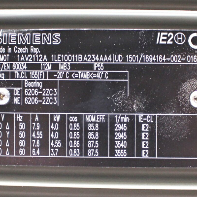 Siemens 1LE1001‑1BA23‑4AA4