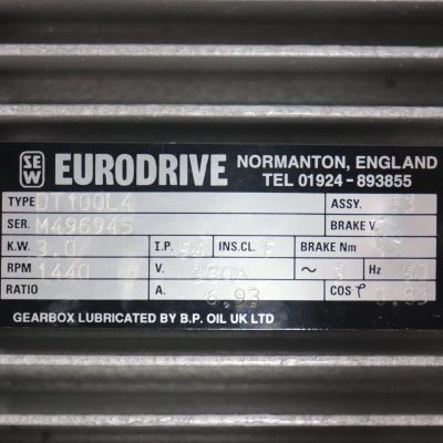 SEW DT100L4 3kW 1440rpm